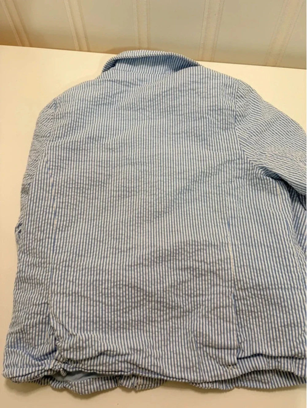 Hope & Henry Organic Seersucker Suit Jacket XXS